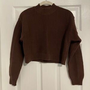 La Hearts 100% Cotton Mock Neck Sweater
